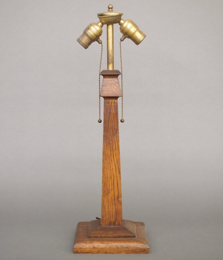 Arts & Crafts Lamp Base (1 of 3)