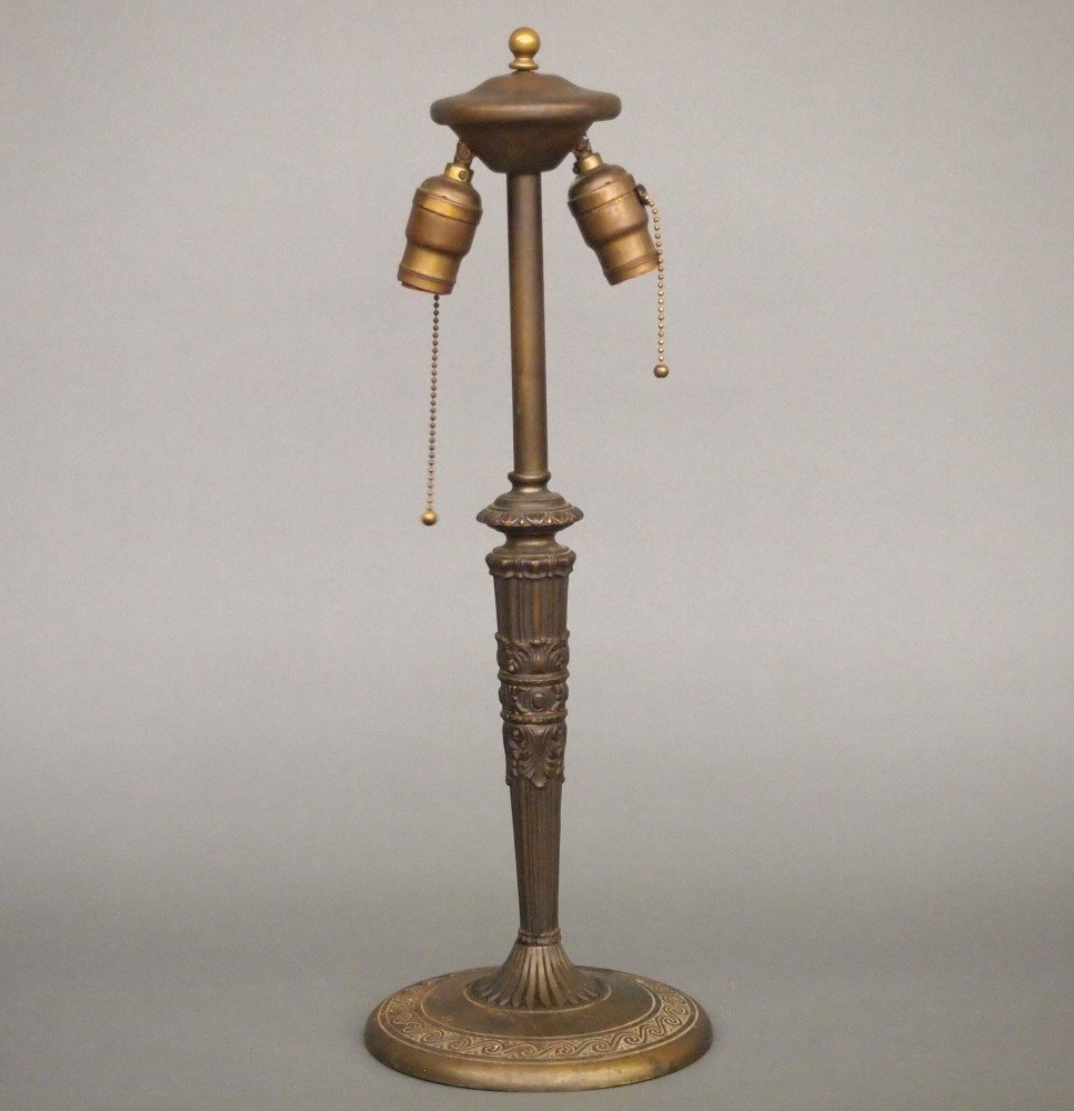 Patinated Iron Lamp Base (1 of 3)