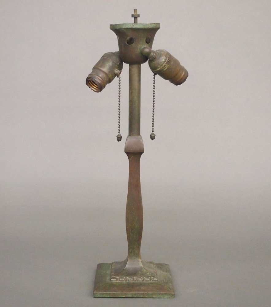 Painted Metal Lamp Base (1 of 2)