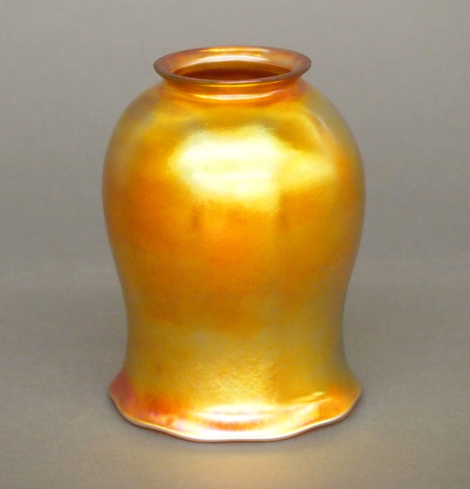 Steuben Gold Aurene Shade (1 of 2)