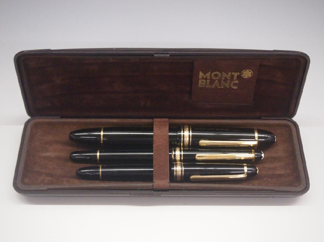 3 Mont Blanc Fountain Pens (1 of 2)