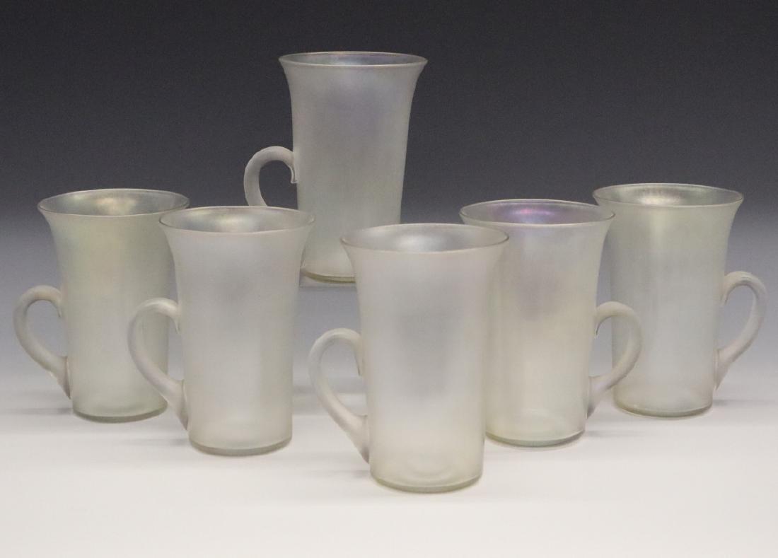 6 Steuben Verre de Soie Lemonade Glasses (1 of 1)