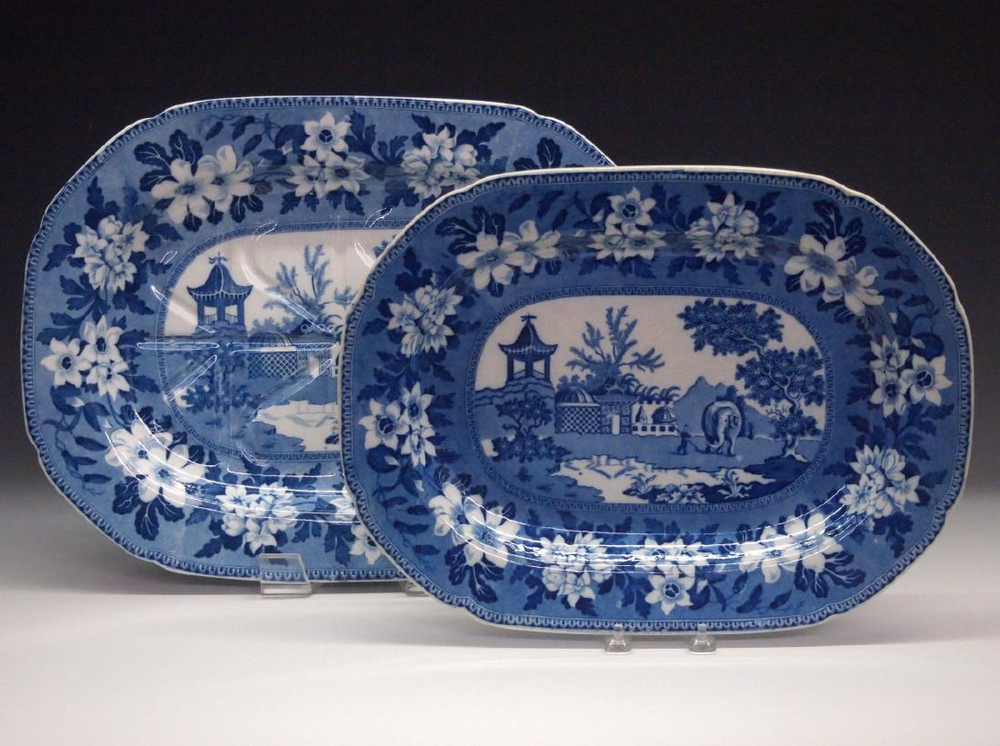 2 Rogers Blue & White Platters (1 of 8)