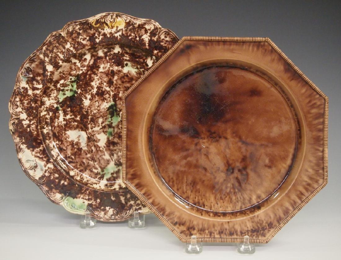 2 English Whieldon-Type Plates (1 of 2)