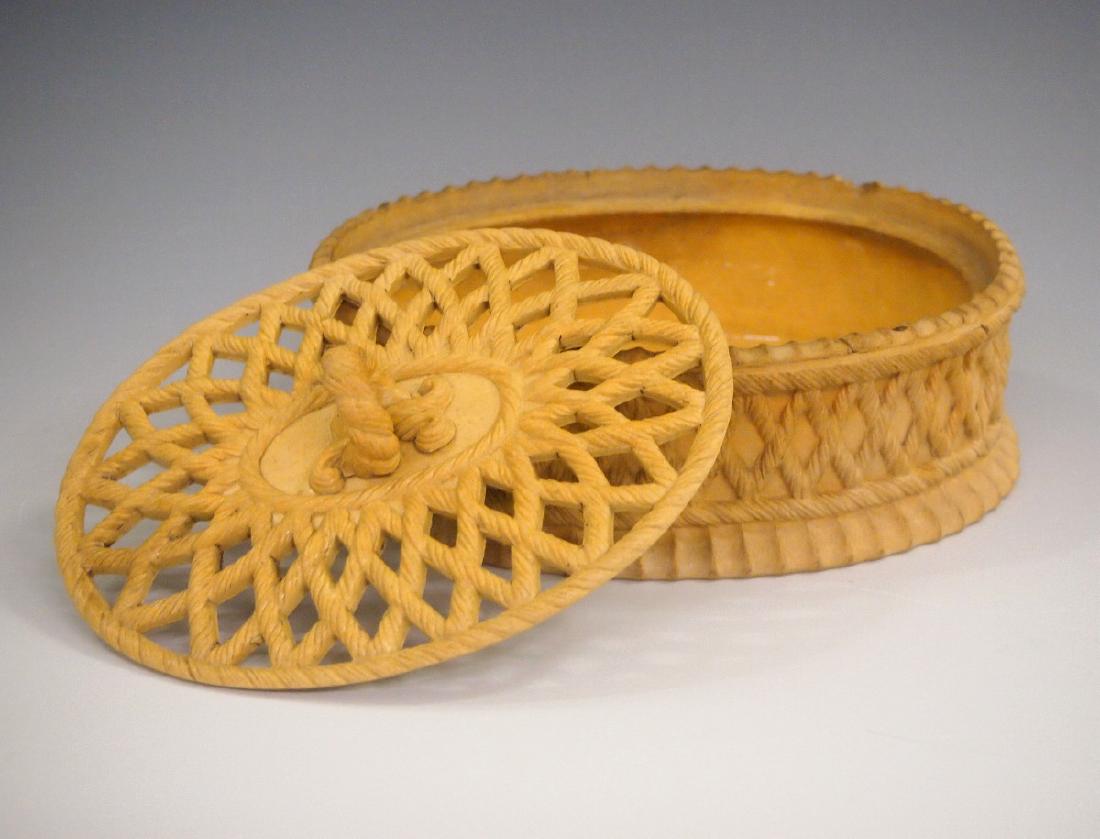 Davenport Caneware Covered Dish (1 of 5)
