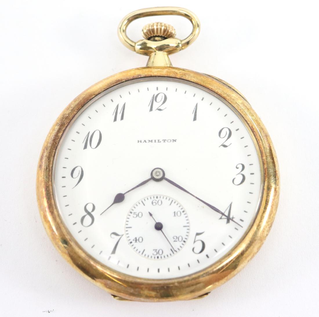 Hamilton 14k Gold 914 pocket watch