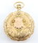 Elgin 14k multi Gold pendant watch