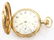 Elgin 14k multi Gold pendant watch - 2