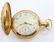 Swiss 14k Gold Private label pocket watch - 2