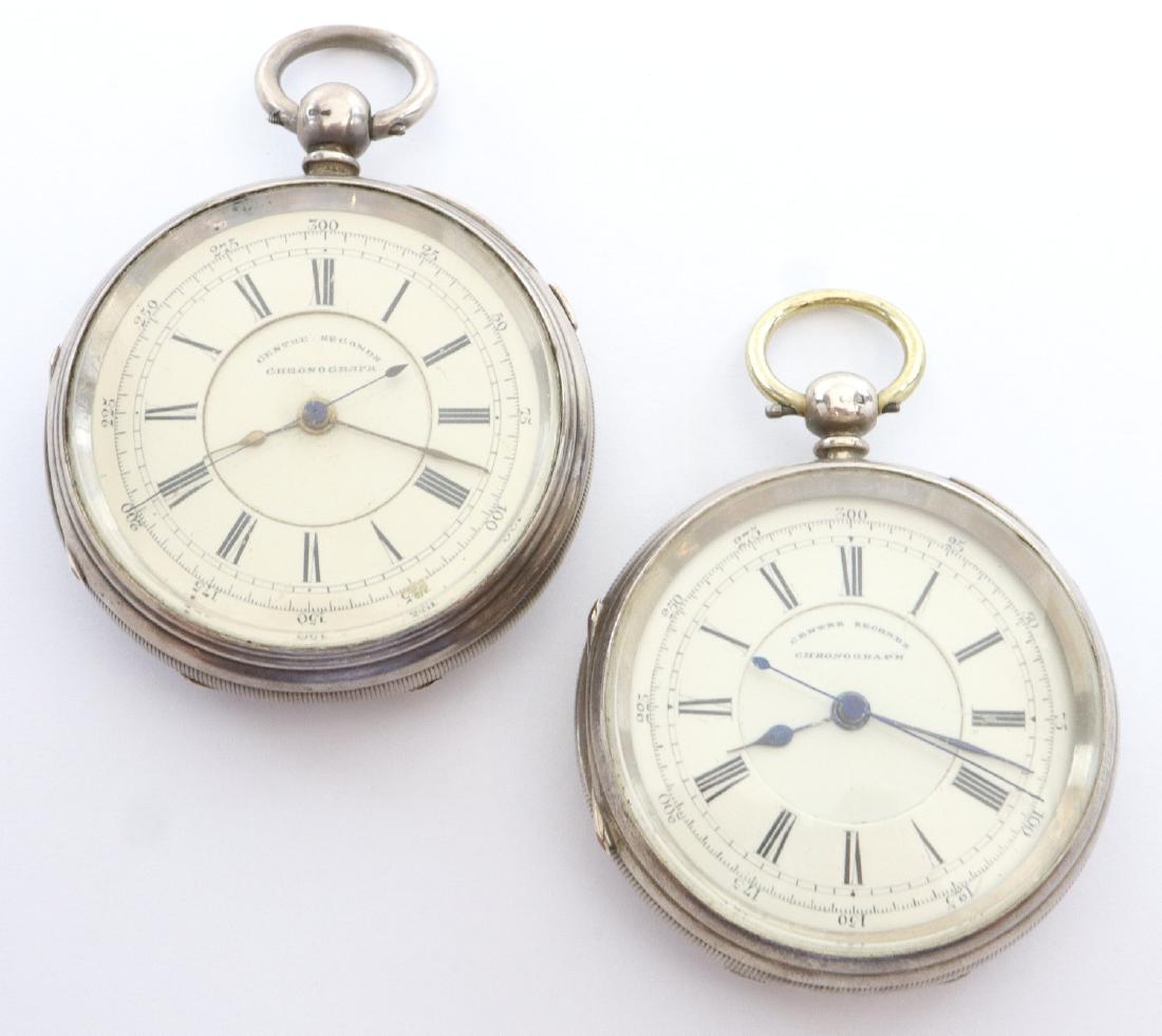 2 English Sterling Chronographs (1 of 3)
