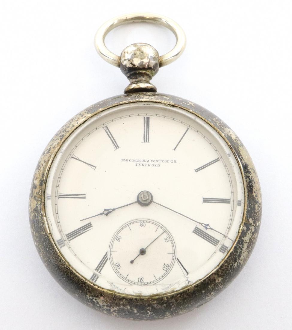 Early Rockford model 1 pocket watch (1 of 4)