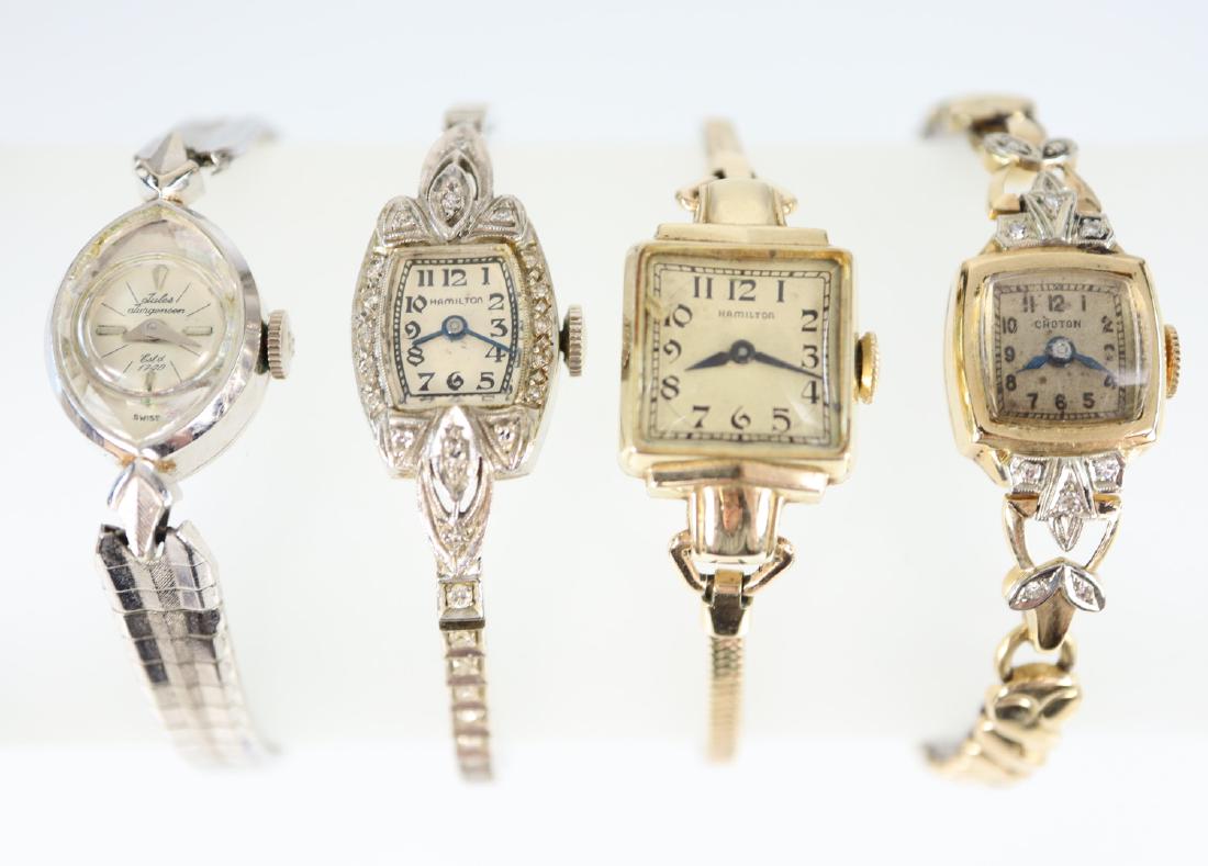 Four Vintage Ladies Wrist Watches (1 of 1)