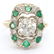 Diamond & Emerald Ring
