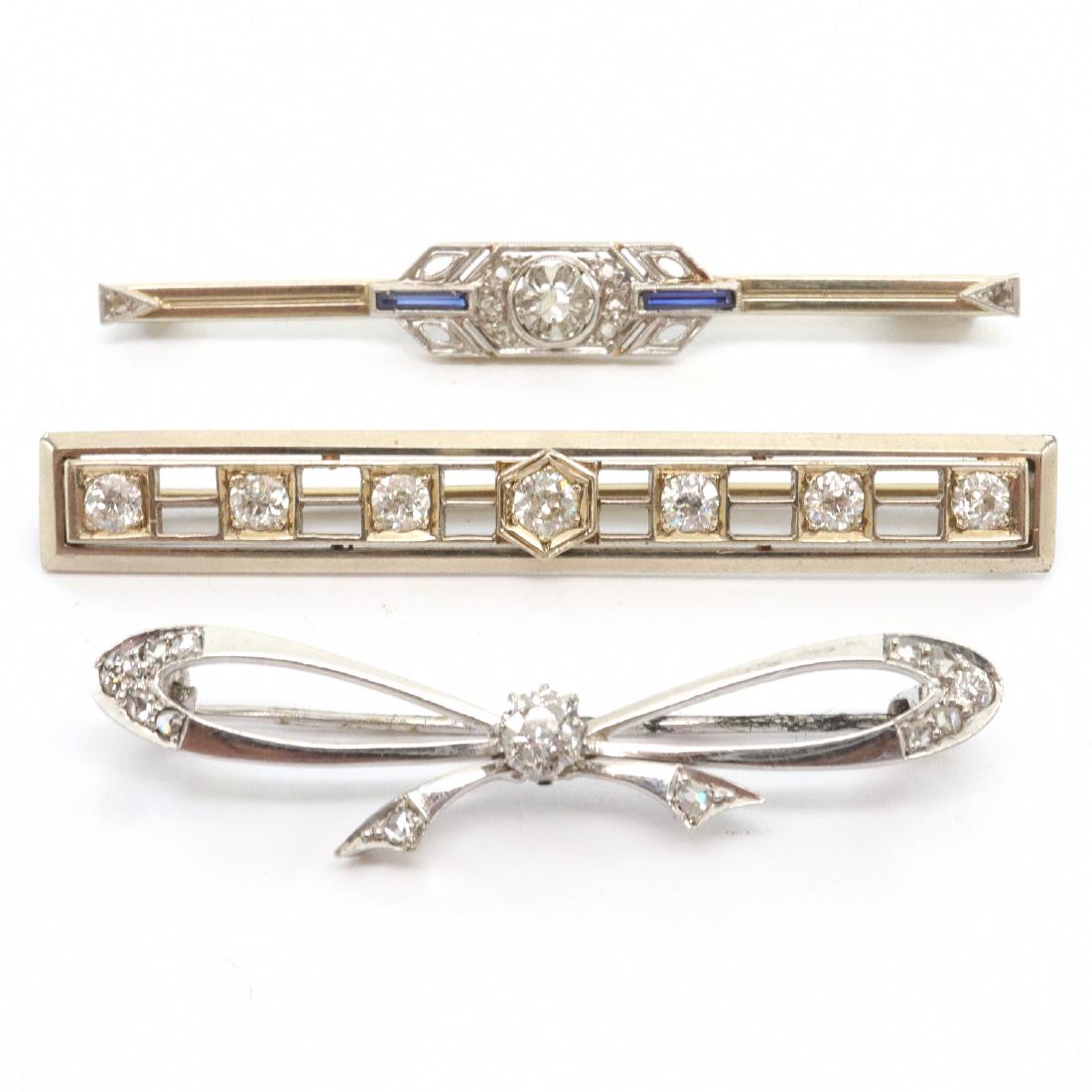 3 Art Deco Era Bar Pins (1 of 1)