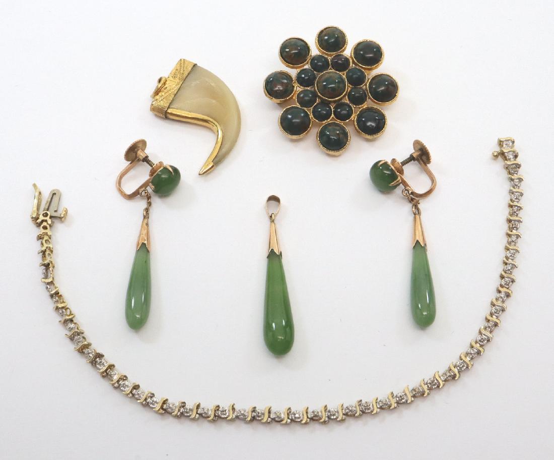 6 pcs of 18 kt Gold Jewelry (1 of 1)