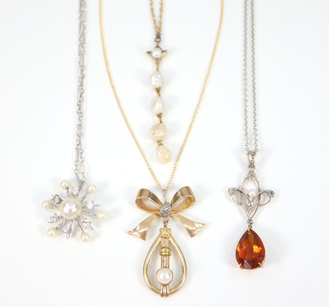 4 Pendants on Chains (1 of 1)