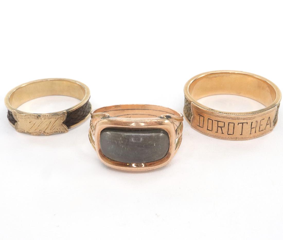 3 Victorian Mourning Rings (1 of 1)