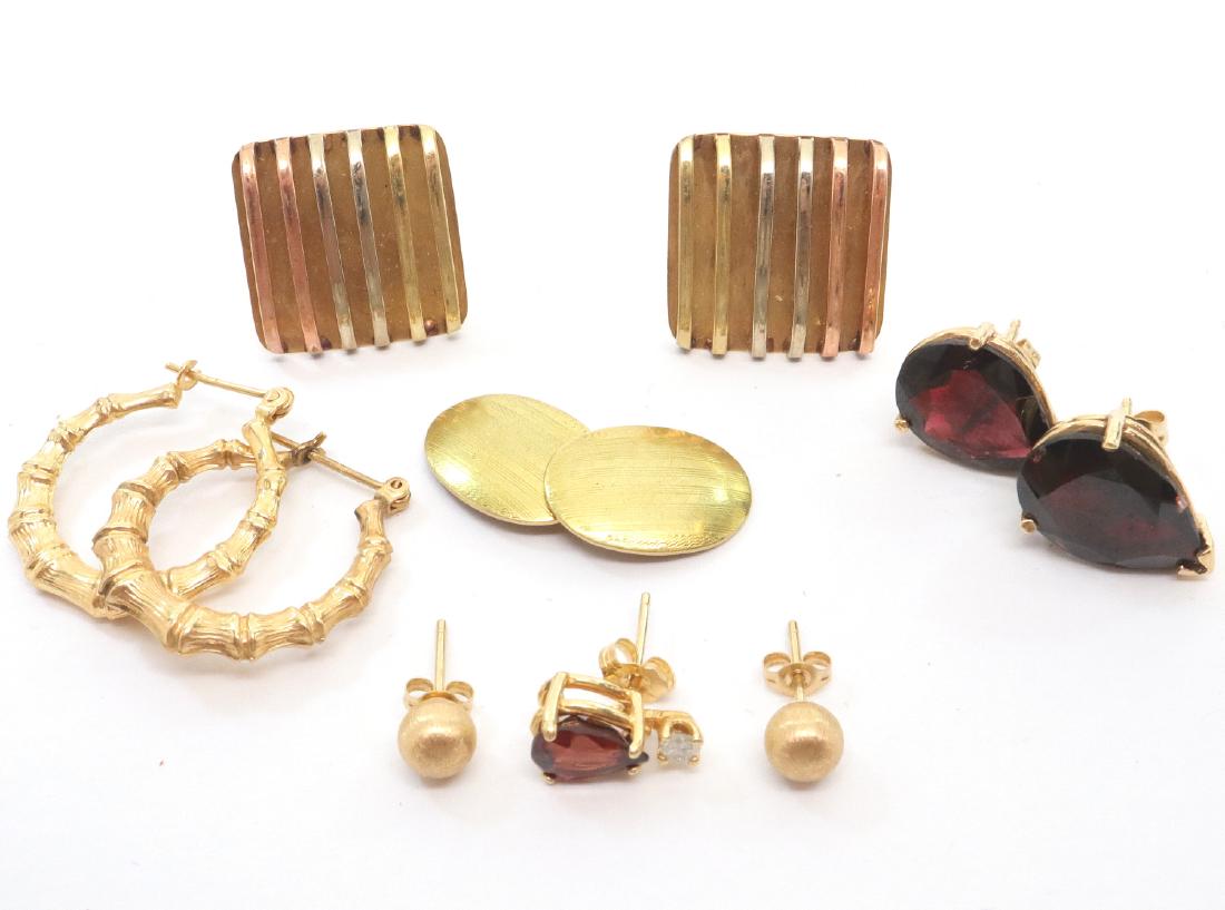 11 pcs of 14 kt yellow gold jewelry (1 of 1)