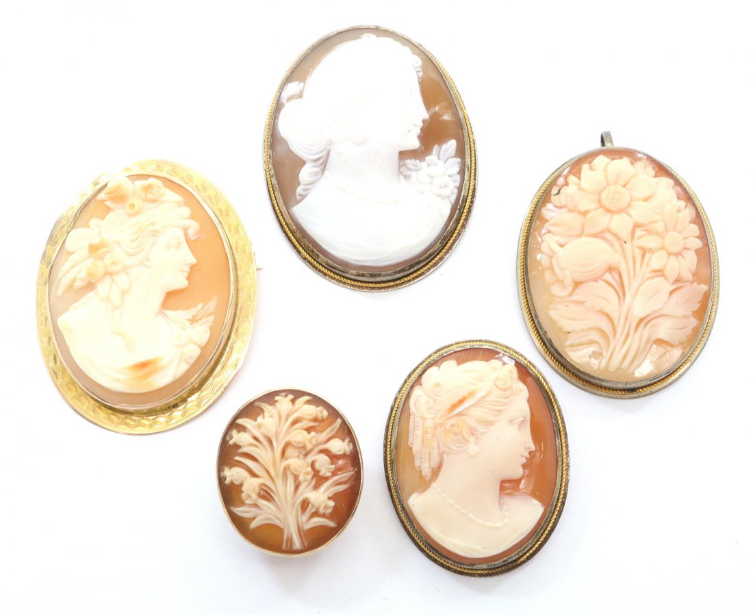 5 Carved Cameos (1 of 1)