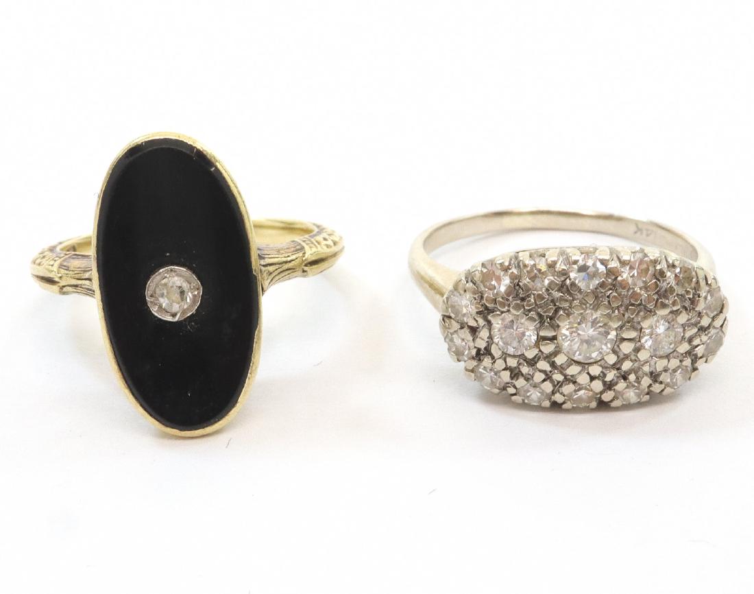 2 Vintage 14 kt Gold Rings (1 of 1)