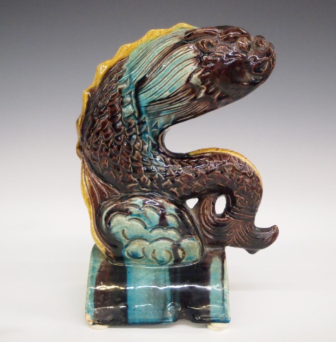 Chinese Earthenware roof tile (1 of 2)