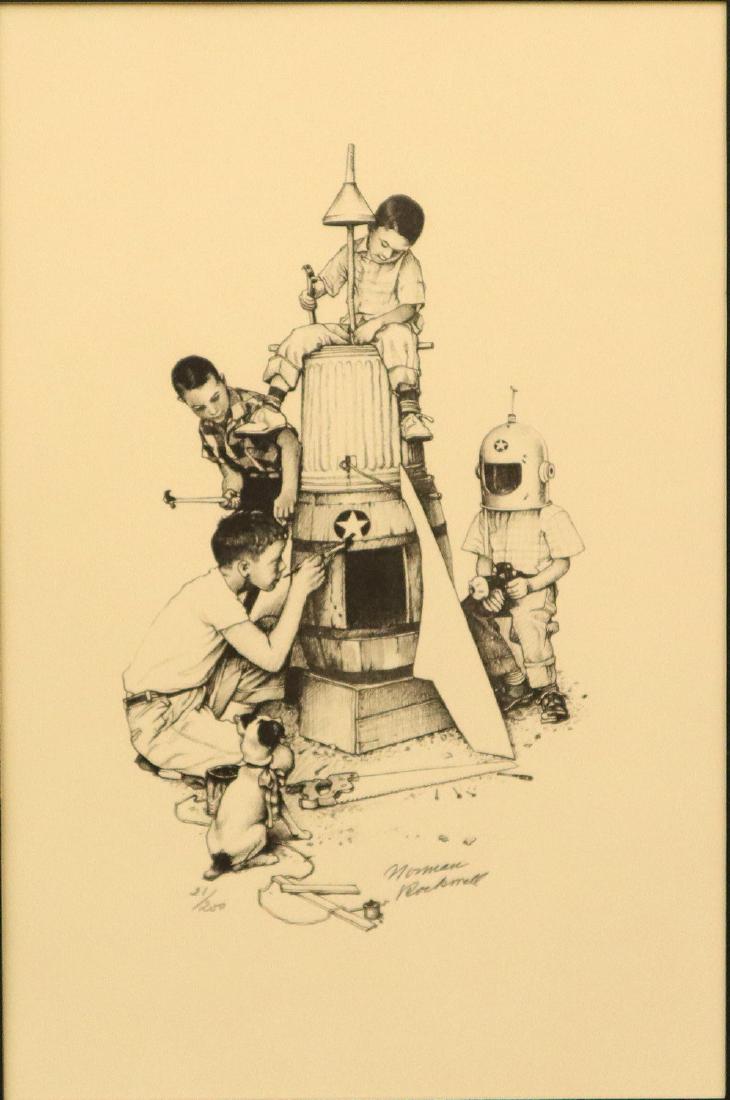 Norman Rockwell Lithograph (1 of 4)