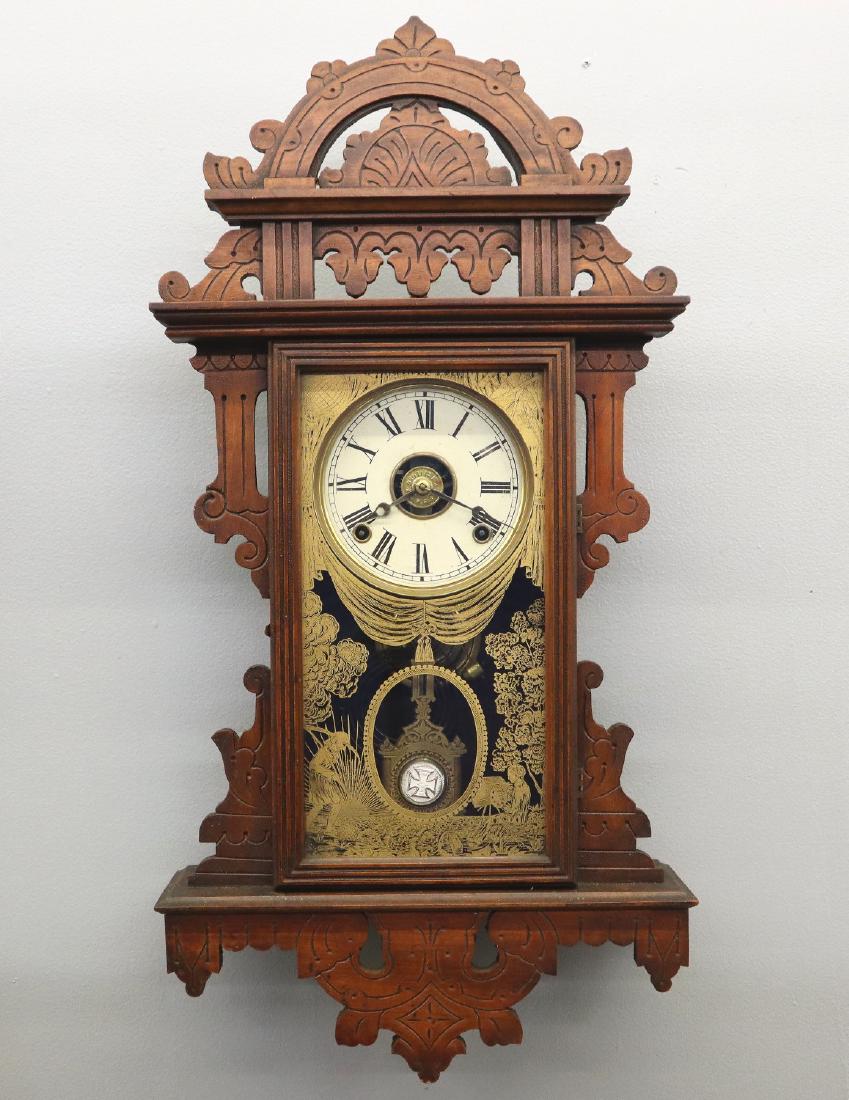 Ingraham "Eclipse" wall clock