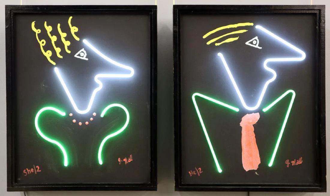 Pr. Of Mixed Media Pictures by J. Hill (1 of 3)