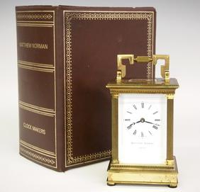 Matthew Norman Carriage clock