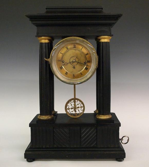Austrian Empire Portico clock/Music