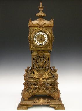 French Bronze clock