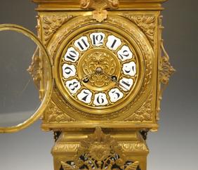 French Bronze clock