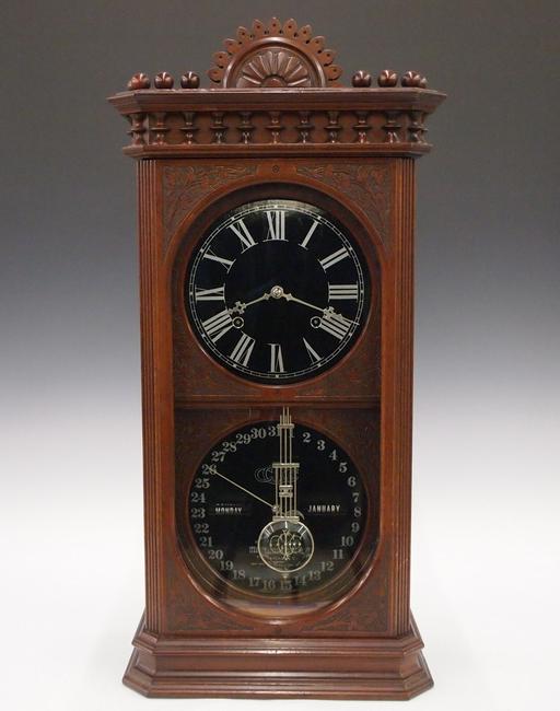 Ithaca Kildare No. 13 Calendar shelf clock