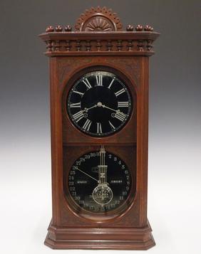 Ithaca Kildare No. 13 Calendar shelf clock