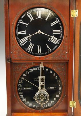 Ithaca Kildare No. 13 Calendar shelf clock