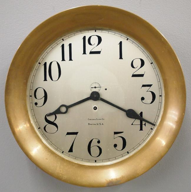 Large Chelsea Ship’s clock Price Guide