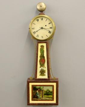 A. Willard Jr. Alarm top Banjo clock
