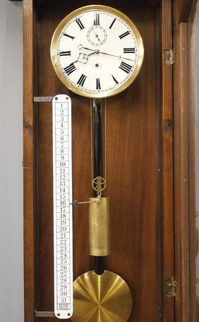 30 day Vienna Regulator Calendar Wall Clock