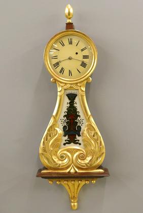Massachusetts Lyre wall clock