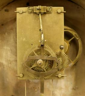 Massachusetts Lyre wall clock