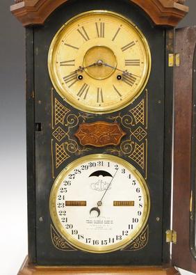 Ithaca Favorite No. 4 1/2 Calendar shelf clock