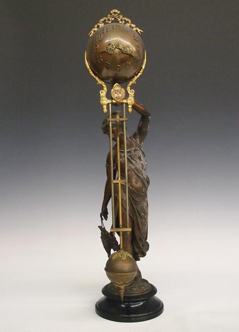 Ansonia “Huntress” swinger clock