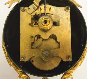 Ansonia “Huntress” swinger clock