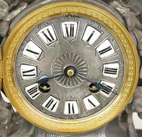 Japy Freres Figural Mantle clock