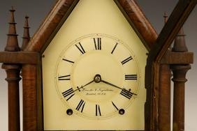 Brewster & Ingrahams 4 Column Steeple clock