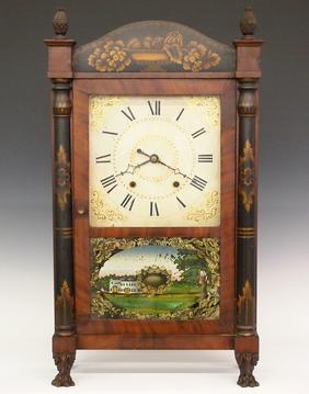 Jerome & Darrow Column & Splat shelf clock
