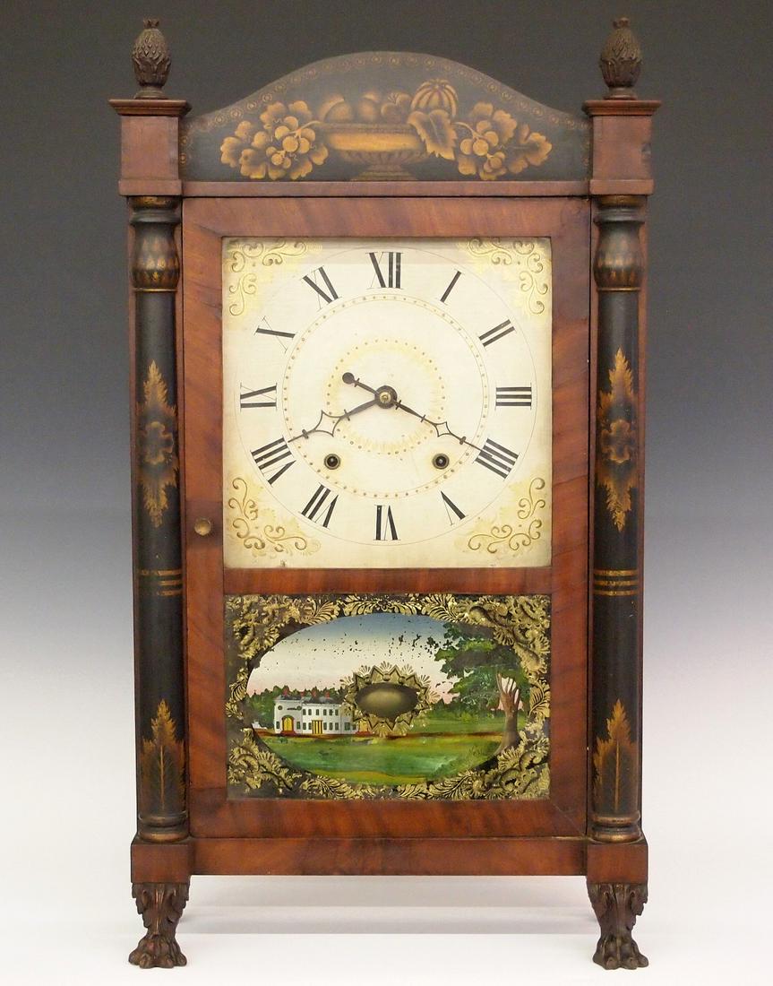 Jerome & Darrow Column & Splat shelf clock Oct 12, 2019 Schmidt's Antiques Inc. Since 1911 in MI