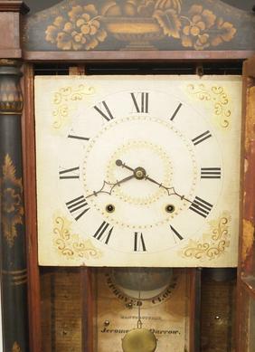 Jerome & Darrow Column & Splat shelf clock