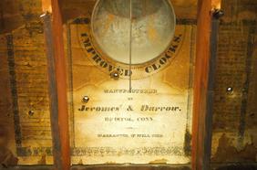 Jerome & Darrow Column & Splat shelf clock
