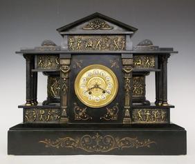 HAC Co. Slate Mantle clock